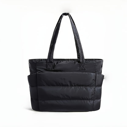 New Japanese Women'S Handbag, And Casual Lightweight Fluffy Handbag, with Compartments And Quilted Shoulder Bag, Large Capacity Suitable for Travel, Commuting, And Fitness, Handbag for Women, Designer Bags for Women High Quality, Designer Handbags