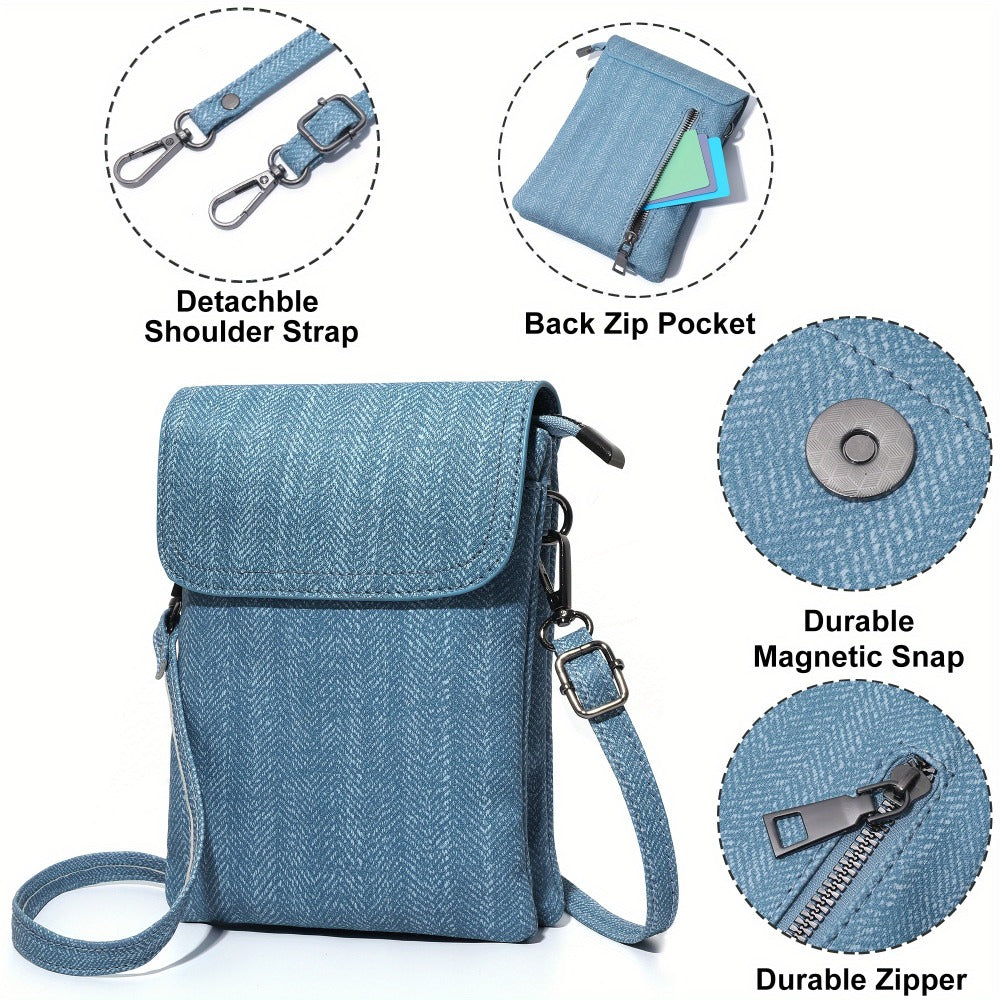 Small Crossbody Bags for Women Cell Phone Purse Wallet Bag with Shoulder Strap, The Best Halloween or Christmas Gift for Friends