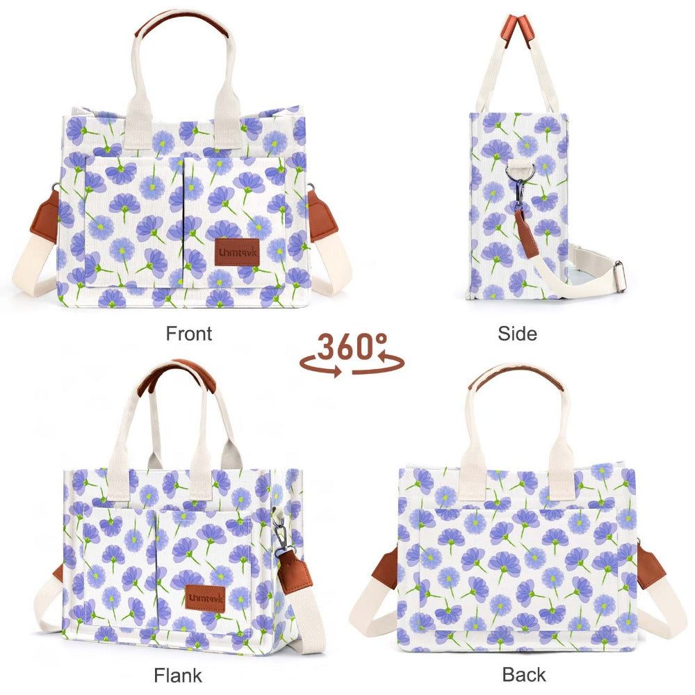 Laptop Bag – Canvas, Nylon, Adjustable Strap, for Travel & Work | Bag Vero – detail view 26