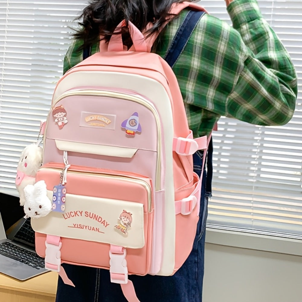 Travel Backpack – 5-Piece, Large Capacity, Lightweight, for Travel & School | Bag Vero – detail view 19