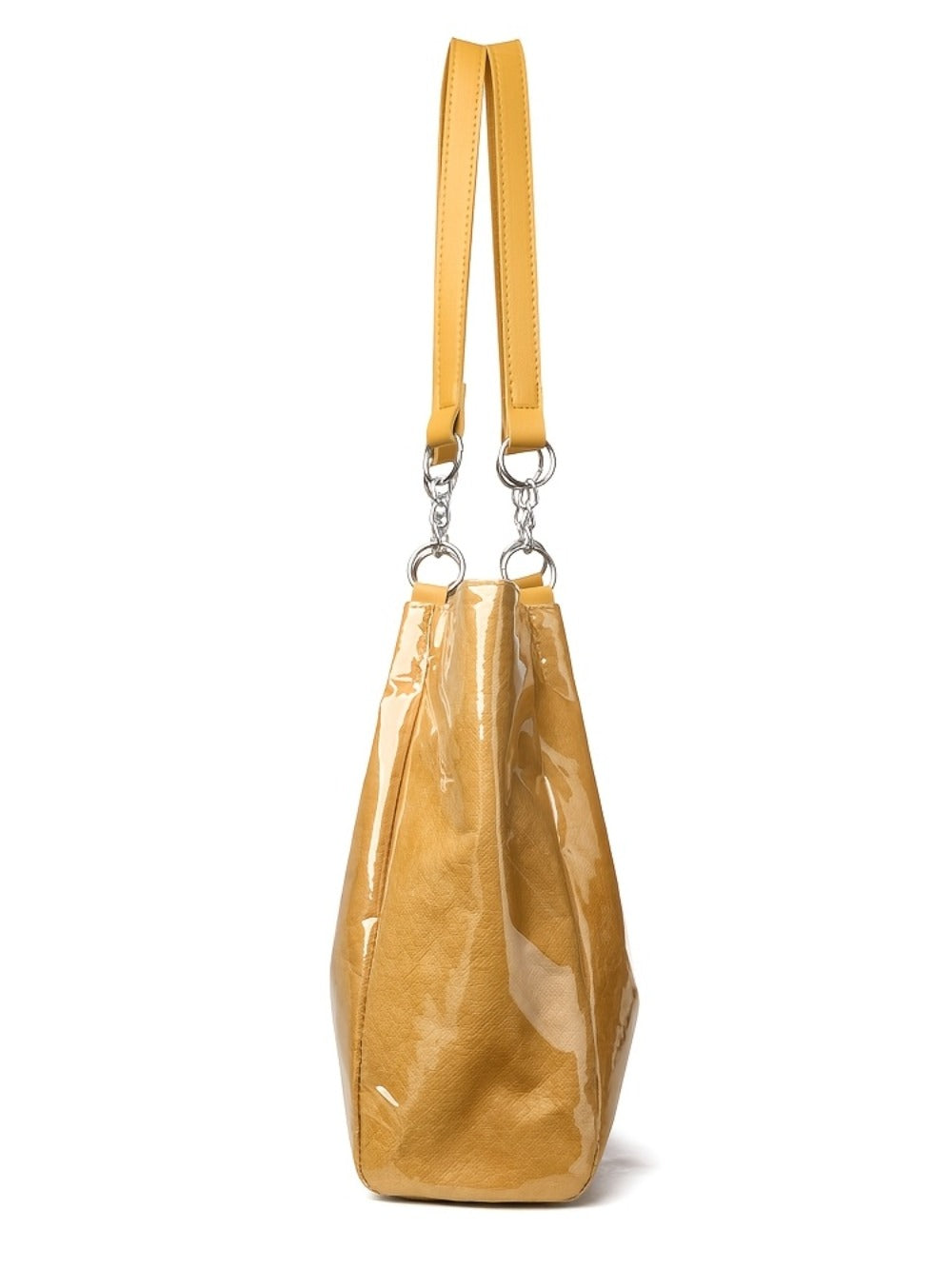 Women'S Stylish Shoulder, Crossbody And Tote Bag. Easy Elegant Design, Also As Handbag And Shopping Bag. Fits Books, Makeup And Daily Essentials. Great for Shopping, Travel, Camping. Beach Bag Made of PVC