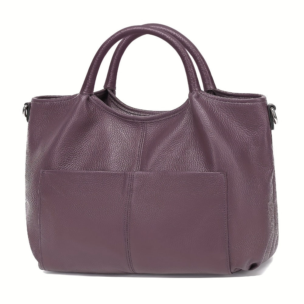 KOGTLA Genuine Leather Purses for Women,Luxury Genuine Tote Bag,Crossbody Shoulder Bags Designer Handbags Top Handle Satchel Bag,Large Capacity,Daily Commutes And Outings Pefect for Office,Business And Work