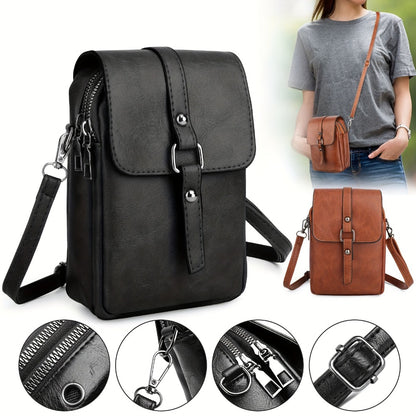 Crossbody Bag, Mini Shoulder Bag, Multifunctional Phone Pouch And Wallet Satchel for Outdoor Sports