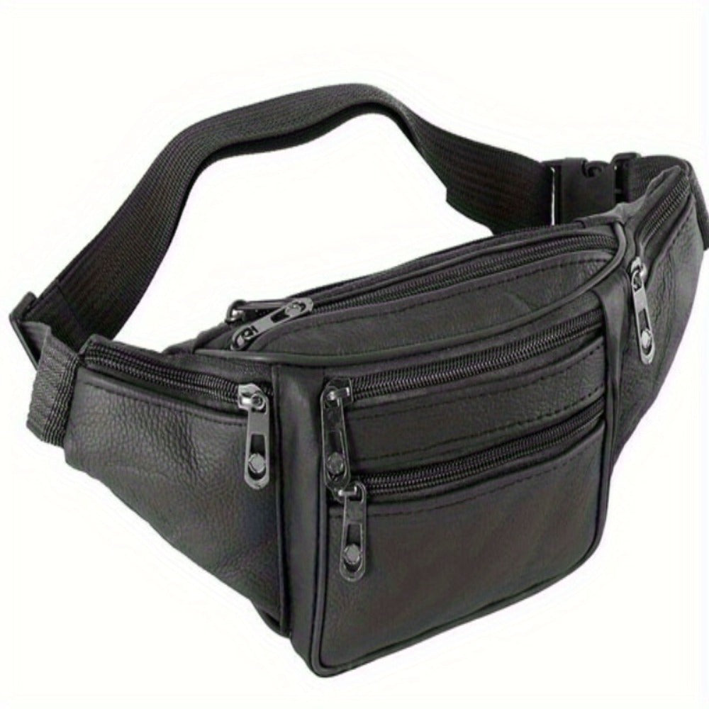1pc Mens Waist Bag Multi-Pockets Storage Belt Bag Bag Casual Bag Fashion