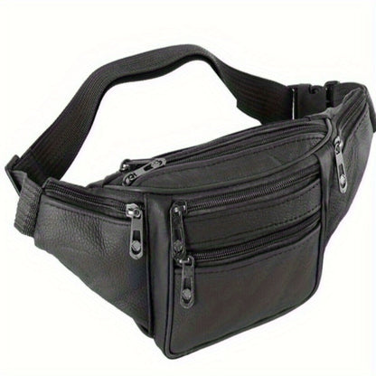 1pc Mens Waist Bag Multi-Pockets Storage Belt Bag Bag Casual Bag Fashion