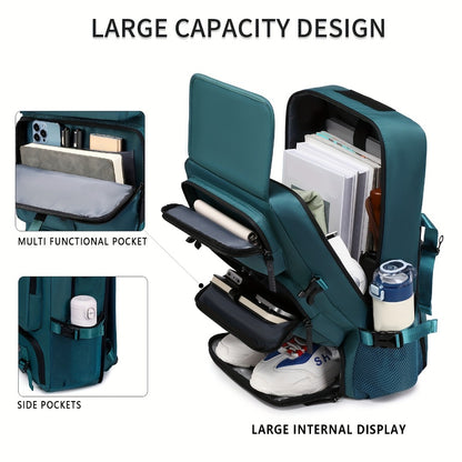 Laptop Backpack – 17 Inch, Nylon, Trolley Sleeve, Multi Pocket | Bag Vero – detail view 5
