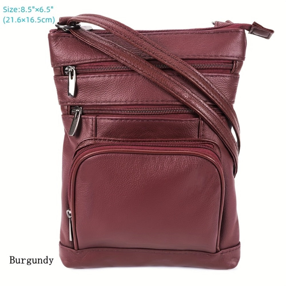 Laptop Bag – 10 Colors, Genuine Leather, Adjustable Strap | Bag Vero – detail view 56