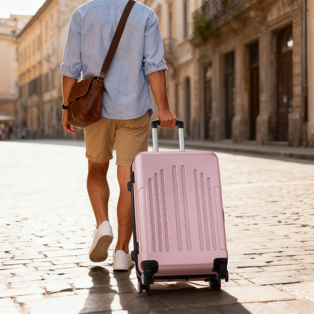 20/24/28 Inch Carry On Luggage, Airline Approved Hard Shell Carry On Suitcase with Wheels, TSA Approved Lock, Lightweight Hard Case Travel Luggage