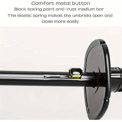Samurai Umbrella, Sword Umbrella One-Touch Auto Open/Close, Windproof, 24-rib Steel Frame, Cosplay Theme Activities, Ideal Gift for Anime Fans, Outdoor Gear, Fashion Accessories, Sturdy Frame, A Must Have for Comic Book Lover