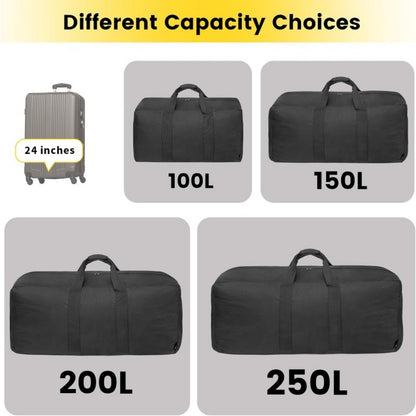 Carry On Luggage – 100L, Foldable, for Travel | Bag Vero – detail view 7