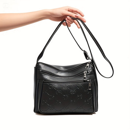 Fashionable Women's Crossbody Bag - A Lightweight And Durable Shoulder Bag with Zipper And Adjustable Shoulder Strap, Suitable for Carrying Mobile Phones/cosmetics/wallets, Perfect Daily Handbag for Work/vacation/dating