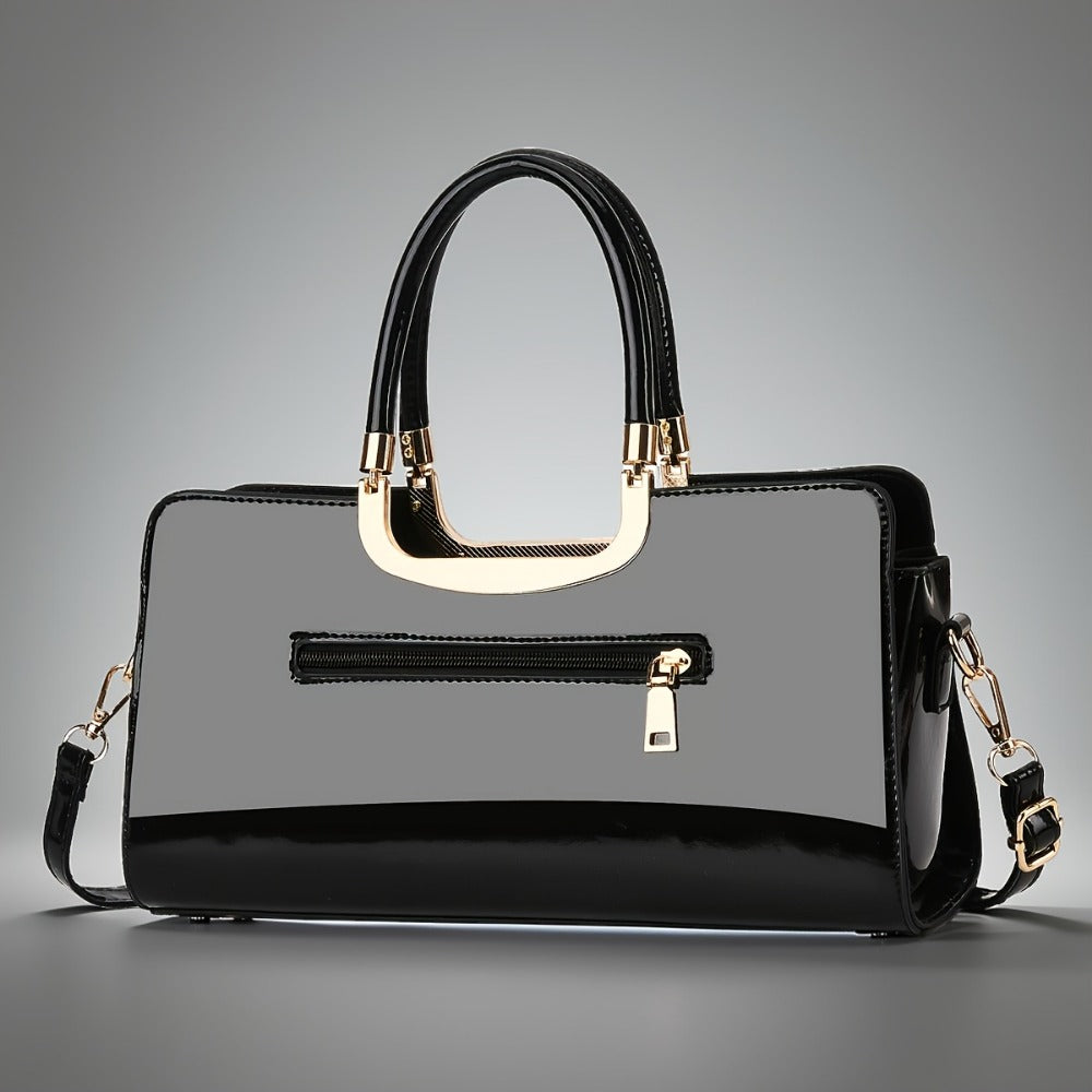 Crossbody Bag for Women – Polyester, Croc Print Glossy Evening Way | Bag Vero – detail view 5