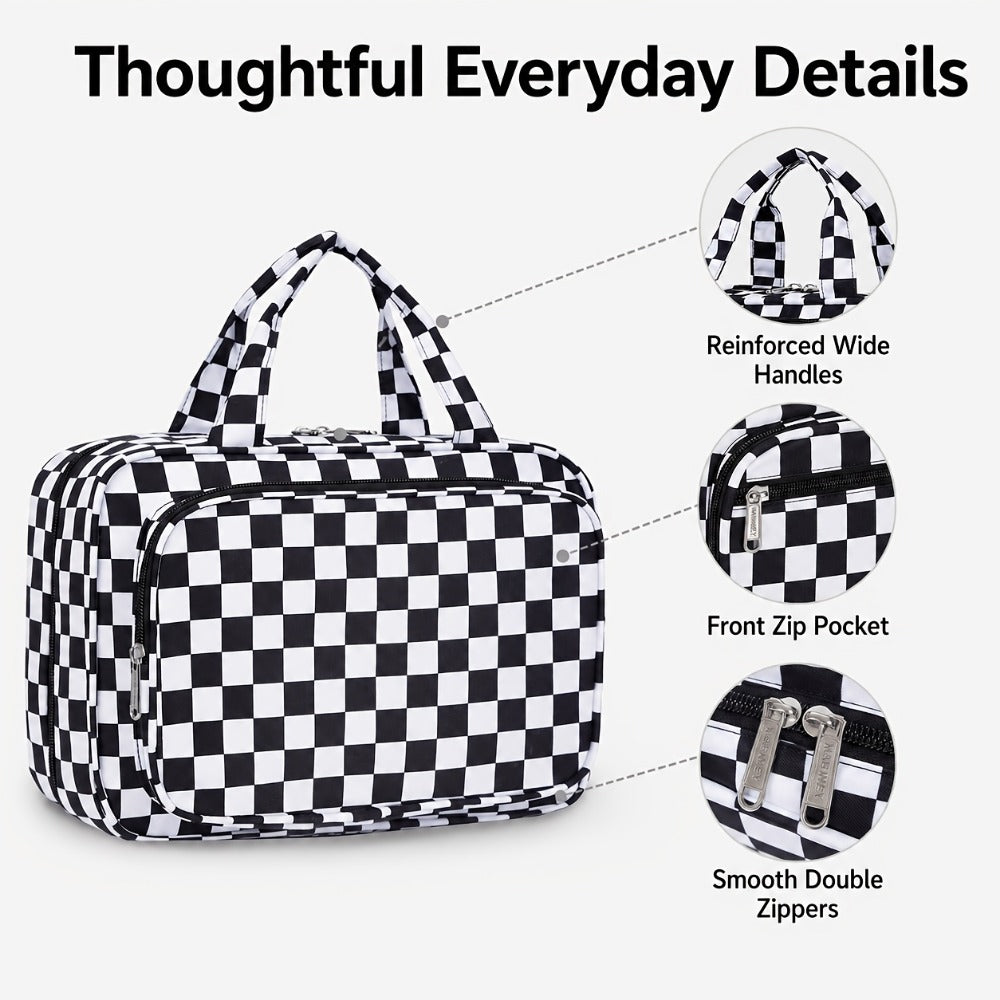 Travel Makeup Bag – for Travel, Hanging Toiletry Compartment Kit Cosmetic | Bag Vero – detail view 9