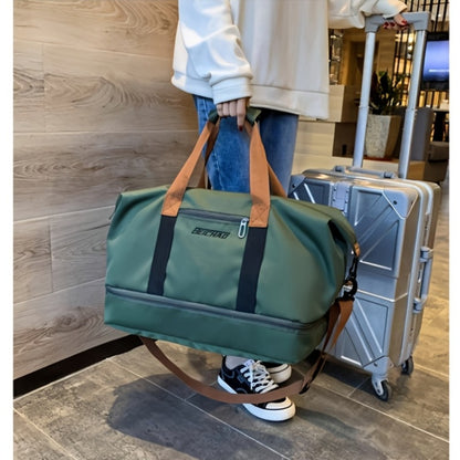 Spacious Tote Bag Designed for Travel And Fitness, Perfect for Both Short And for long Journeys. Versatile As a Casual Shoulder Or Crossbody Bag, It Makes an Excellent Gift for Friends
