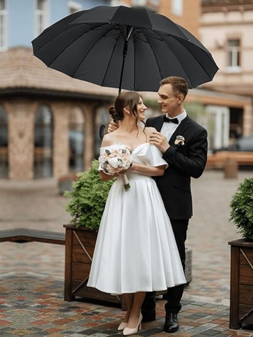 Vivicreate Classic C Shaped Handle with Easy Grip - Windproof, Rainproof and Durable Canopy Design – Versatile Travel, Perfect for Rainy Days