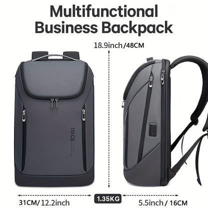 Travel Backpack, Airline-approved Laptop Schoolbag, Outdoor Sports Daypack, Business Men's Laptop Backpack, Large Capacity with Laptop Layer, Portable USB Charging Function, Travel Daily Commuting Sports Bag, Travel Essential