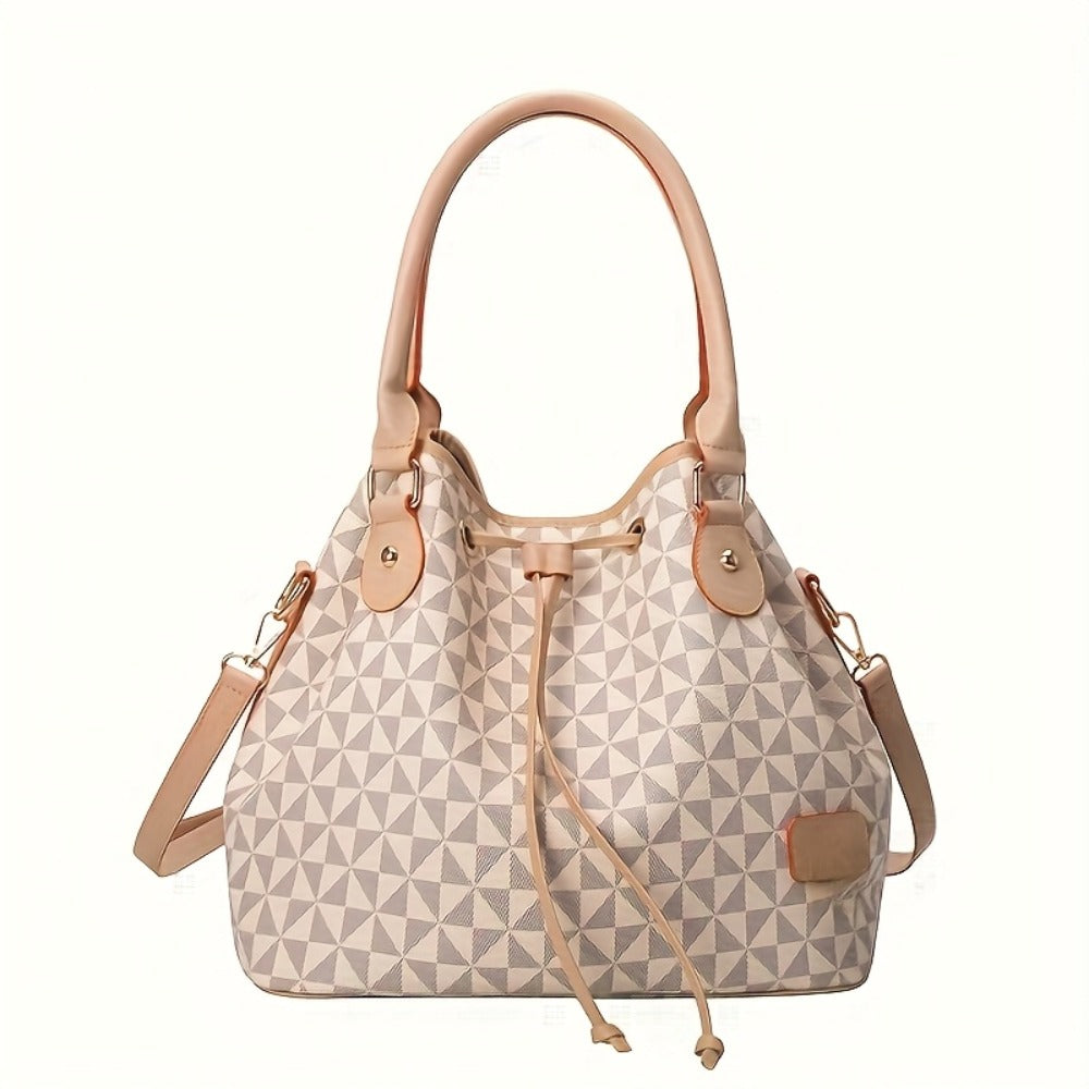 Korean New Fashion Handbags, Versatile Shoulder Bucket Bags, Retro Casual Commuter Tote Bags