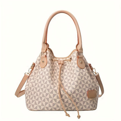 Korean New Fashion Handbags, Versatile Shoulder Bucket Bags, Retro Casual Commuter Tote Bags