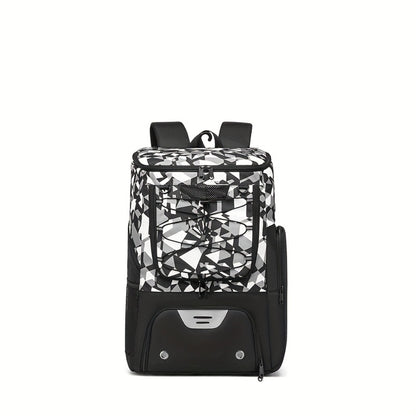 Multifunctional Basketball Bag Training Pack Youth Basketball Backpack Large Capacity Convenient Shoulder Bag Insulated Dual-Shoulder Bag Casual Bag Football Bag with Independent Shoe Compartment