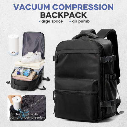 Vacuum Backpack Travel Compression Bag with Air Pump for Carry-On Luggage Air Rucksack Sealed Backpacks