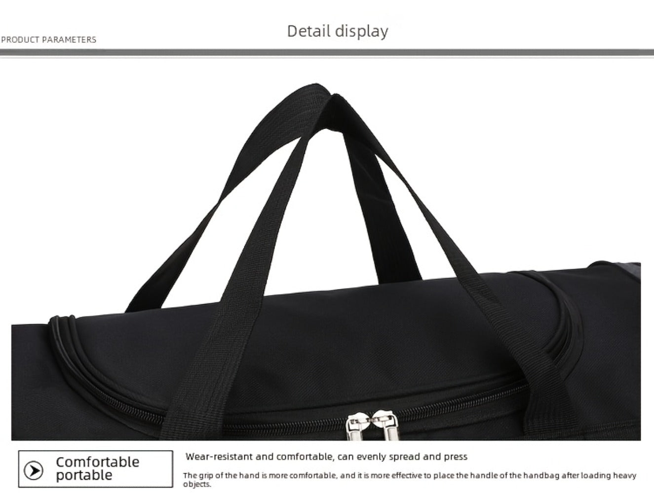 Large Capacity Foldable Portable Travel Bag Men's And Women's Long And Short Distance Travel Luggage Bag High Quality