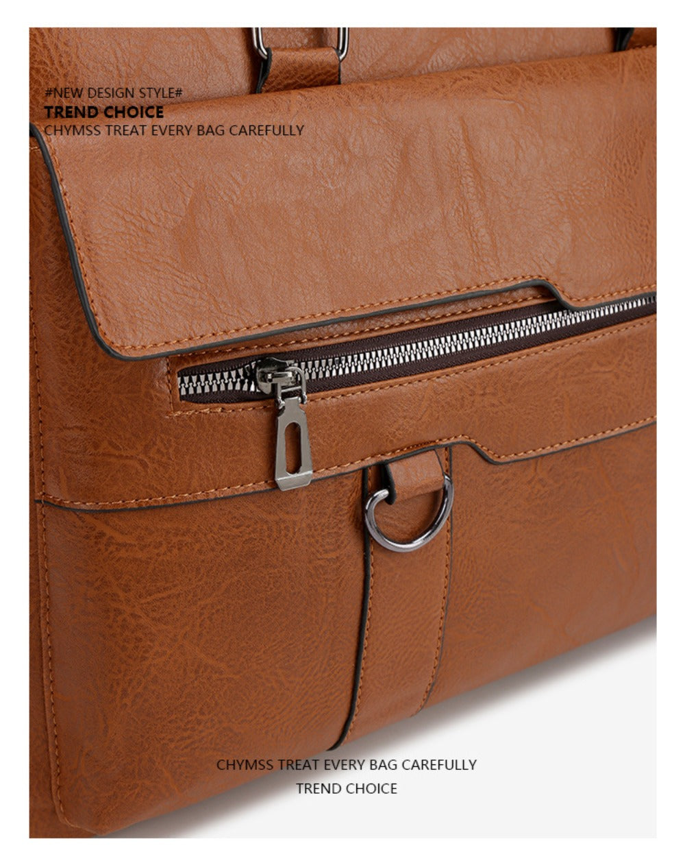 PU Business Briefcase - a Lightweight Crossbody Bag with Ample Storage, Ideal for Daily Commutes