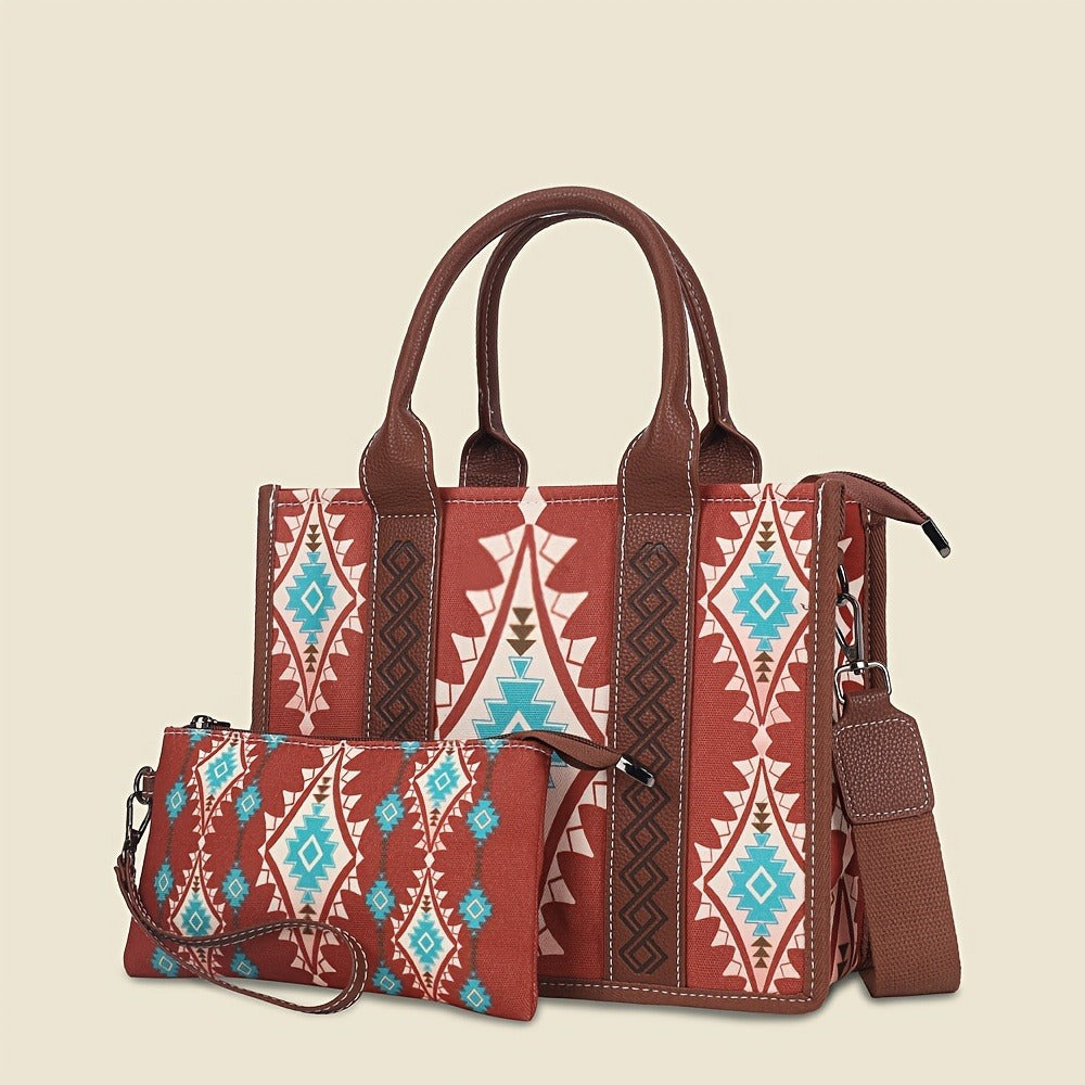 Bohe Bag for Women Travel Handbag Bohemian Tote Bag Vintage Purses and Handbags Men's Underarm Bag with Crossbody bag Braided rope Bag Weekend Bag Large Capacity Western Purse Stylish Casual bag with handbag