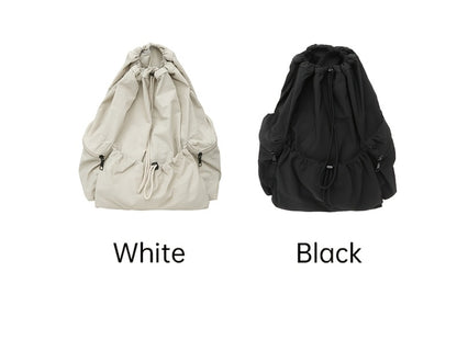 Large Capacity Drawstring Multi-Pocket Backpack for Men And Women, Lightweight Folding Suitable for Shopping, Travel, Picnic
