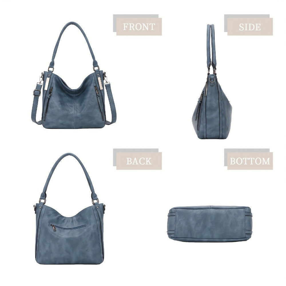 Crossbody Bag for Women – PU Leather, Adjustable Strap, for Travel & Work | Bag Vero – detail view 4
