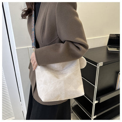 [Elegant Tote] 2pcs Tote Bag | Large Capacity | Retro Texture, Oily Wax Texture, Smooth Texture | Detachable Wallet | Shoulder Bag for Women | Best Birthday Gifts, Christmas And Valentine's Day Gifts | Bohemian