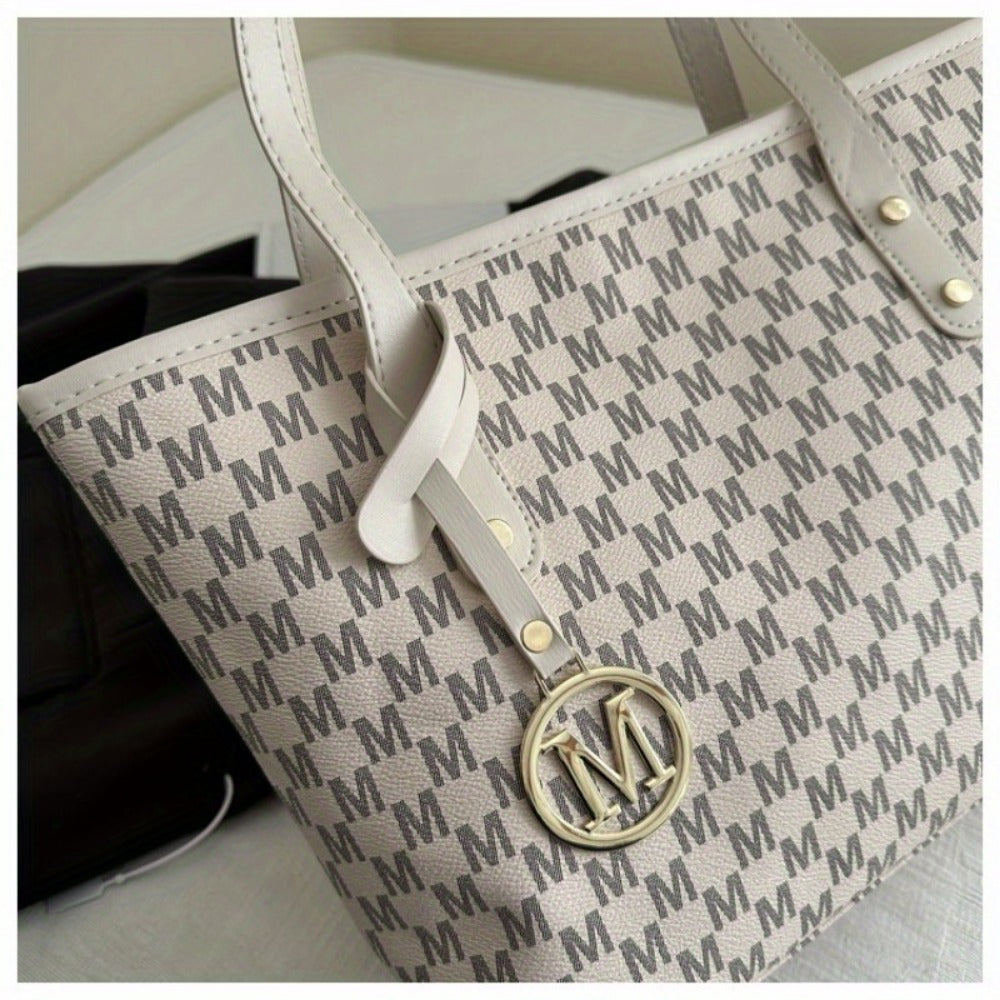 Tote Bag for Women – Large Capacity, Checkered Large Capacity Retro Plaid | Bag Vero – detail view 18