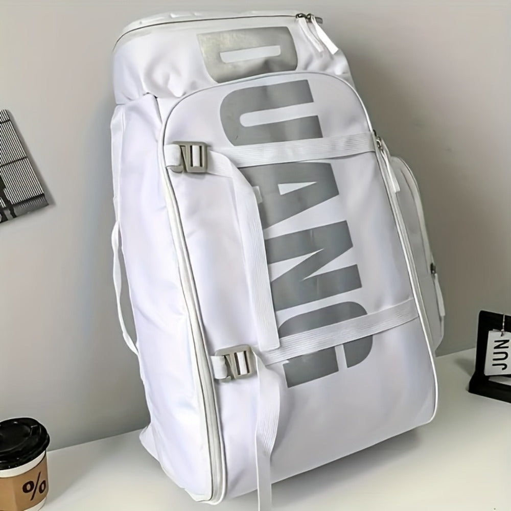 Large Capacity Travel Backpack Lightweight Oxford Fabric Multi-Compartment Design with Wet/Dry Separation, Dedicated Tablet Sleeve & Multiple Pockets-Stylish Durable Daypack for Outdoor Adventures, Hiking, Commuting, School, And Business Trips