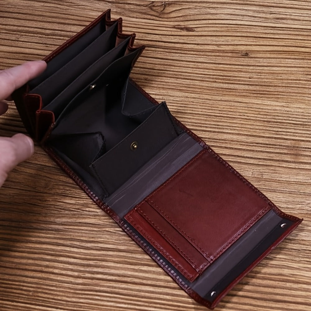 Men's Wallet – Polyester, Vintage Trifold Buckle Unisex Card | Bag Vero – detail view 11