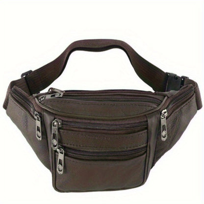 1pc Mens Waist Bag Multi-Pockets Storage Belt Bag Bag Casual Bag Fashion