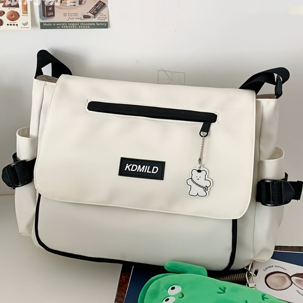 Men's Crossbody Bag – Polyester, Large Capacity, for Travel & Work | Bag Vero – detail view 14