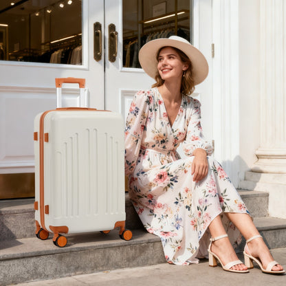20/24/28 Inch Carry On Luggage, Airline Approved Hard Shell Carry On Suitcase with Wheels, TSA Approved Lock, Lightweight Hard Case Travel Luggage