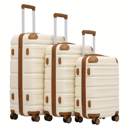 TAKUMI Luggage Set With Duffel Bag - ABS Hardshell Suitcase Set With Double Spinner Wheels, TSA Lock, Lightweight Carry On Suitcase - For Business & Leisure Travel - Ideal Gift for Frequent Travelers