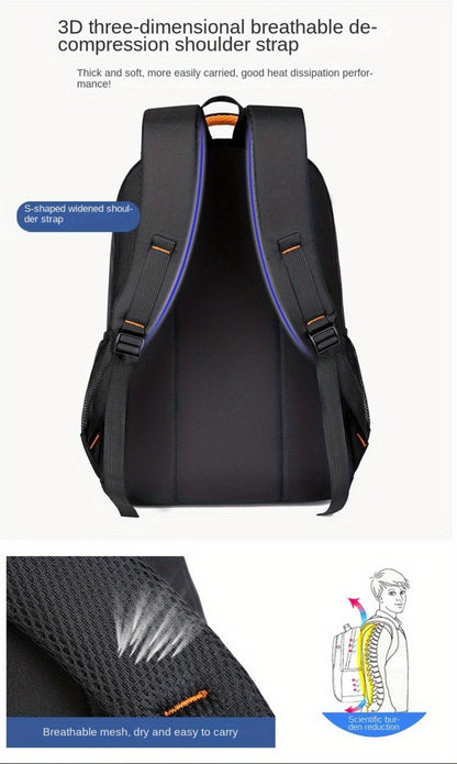 Men's Large Capacity Business Laptop Backpack, Travel and Sports Bag for Women