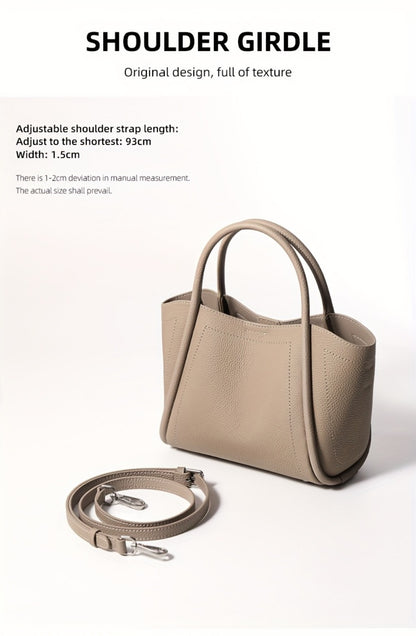 Crossbody Bag for Women – Cowhide Leather Basket Luxury Niche | Bag Vero – detail view 21