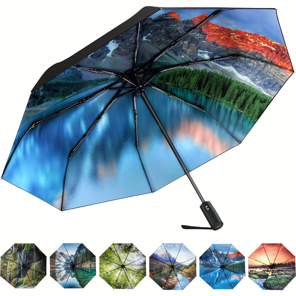 Travel Umbrella – Compact, Windproof, Foldable, for Travel & Work | Bag Vero – detail view 7