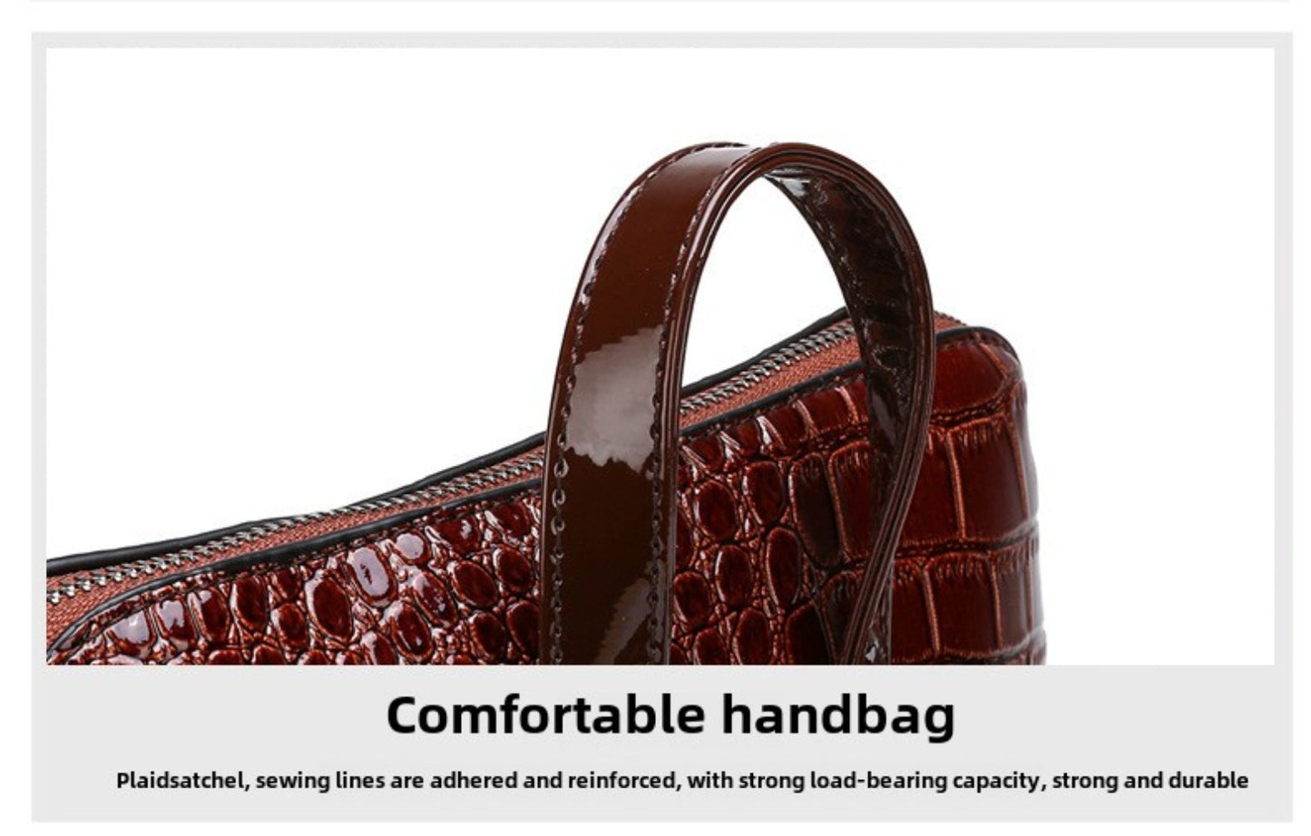 6pcs Set PU Minimalist Crocodile Embossed Women's Bag Set, High Cost Performance, Includes: Backpack, Tote Bag, Shoulder Bag, Clutch, Keybag, Wallet