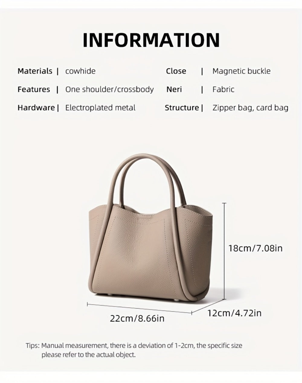 Cowhide Leather Vegetable Basket Bag New Luxury Leather Niche Design Shoulder Bag Crossbody Tote