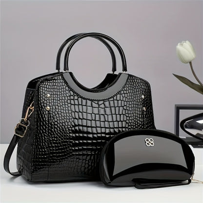Women's Bag Set 2025 New European and American Fashion Shoulder Crossbody Women's Bag