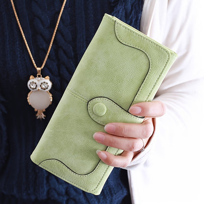 Women's Vegan Wallet, 17 Card Slots Card Holder Bifold, Large Capacity Zipper Pocket Phone Handbag with ID Window