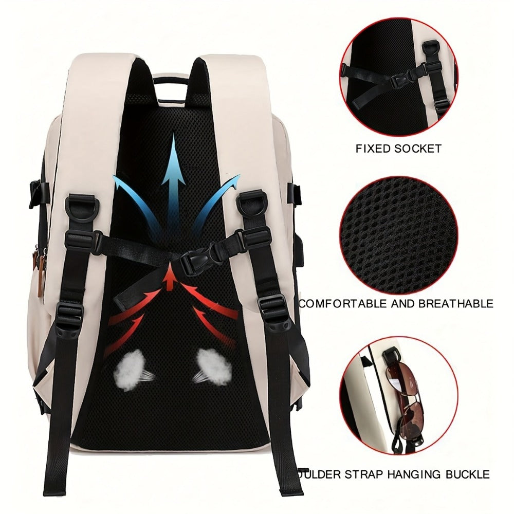 Laptop Backpack – Large Capacity, Water Resistant, for Travel & Everyday Use | Bag Vero – detail view 8