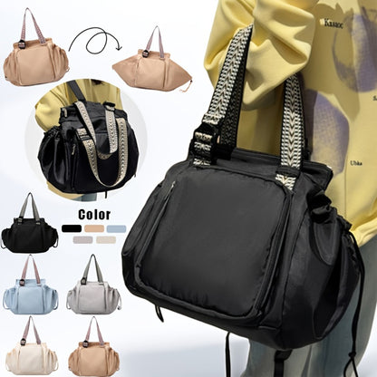 [Foldable Multi-Pocket Bag] Multi-Functional Large-Capacity Drawstring Fitness Bag, Multi-Functional Multi-Form Storage Bag, Suitable for Shopping And Commuting, Supermarket Shopping, Foldable And Expandable, Large-Capacity Multi-Pocket Travel Bag