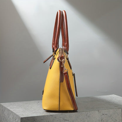 Crossbody Bag for Women – Textured Satchel Vintage Western Colorblock | Bag Vero – detail view 15