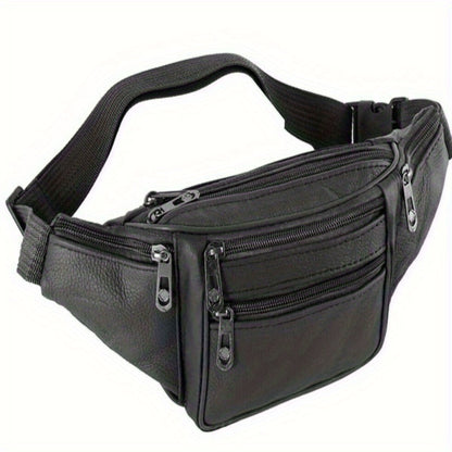 1pc Mens Waist Bag Multi-Pockets Storage Belt Bag Bag Casual Bag Fashion