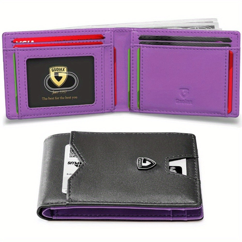 Men's Wallet – RFID Blocking, Slim Rfid Blocking Bifold Carbon | Bag Vero – detail view 29
