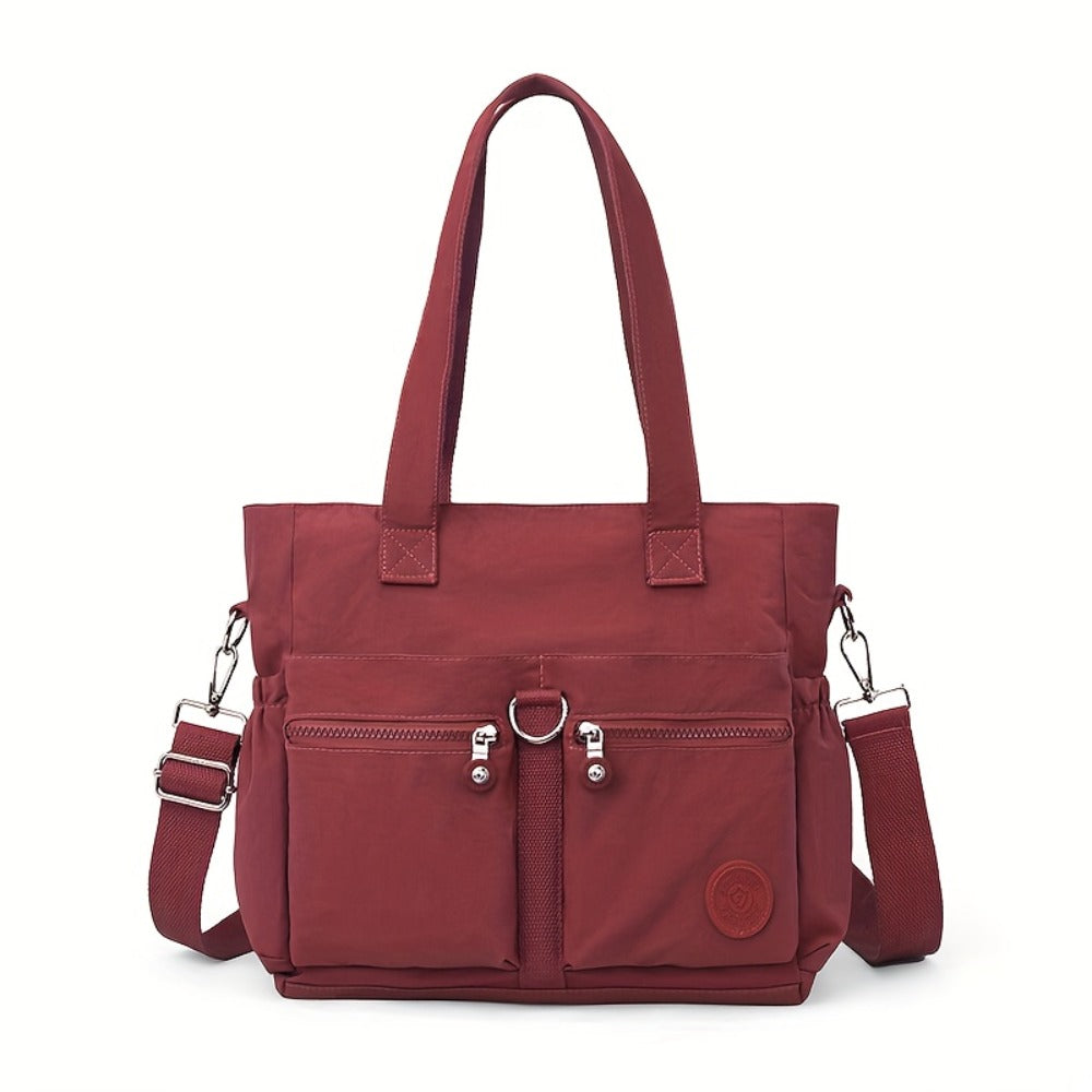 New Style Casual Large Capacity Messenger Bag Commuter Shoulder Bag School Season Student Backpack Fashionable And Versatile, Travel Bag, Work Bag, Bags, Messenger Bag, Adjustable Strap, Casual Commuter Handbag, Simple Classic Casual Shoulder Bag
